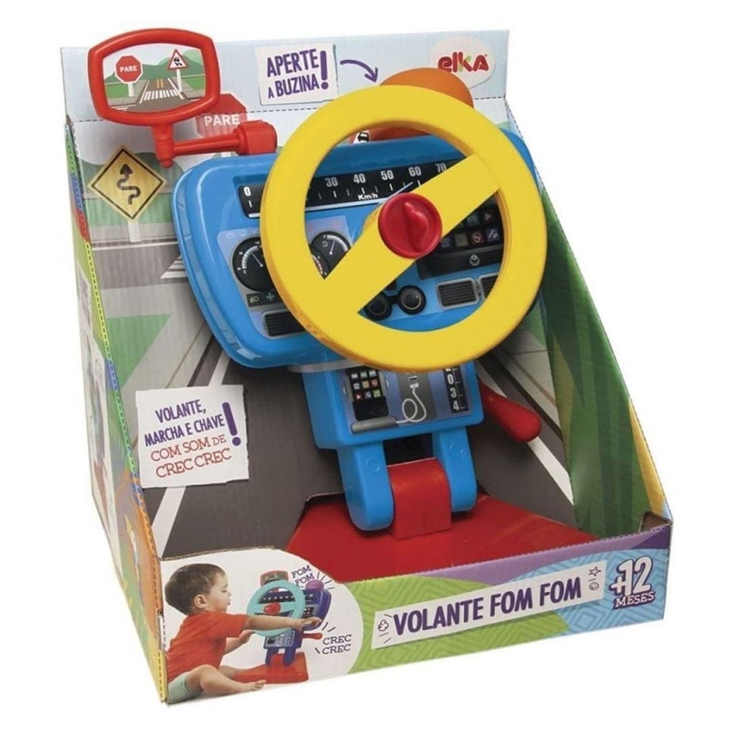 Volante De Brinquedo Eletrônico Infantil/Jogo De Aventura Com