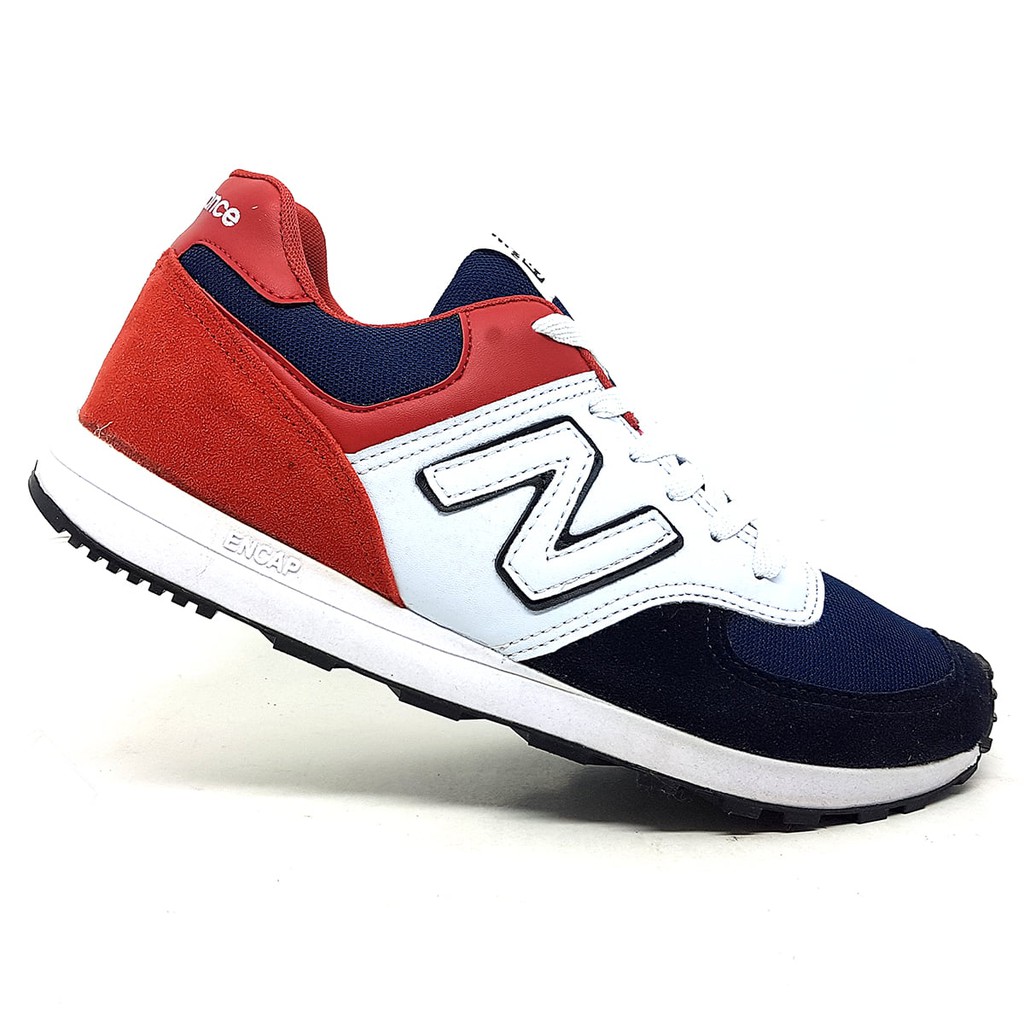new balance azul e vermelho