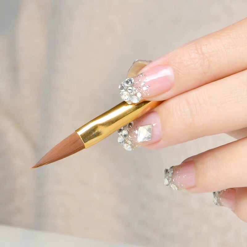 Pincel Lingua Gato Nº10 Gel Acrilico Alongamento Unha Decoração em Oferta na Shopee