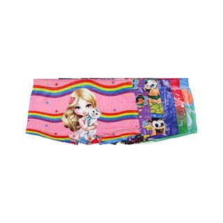 KIT 4 calcinhas box infantil menina short personagem sortidos revenda