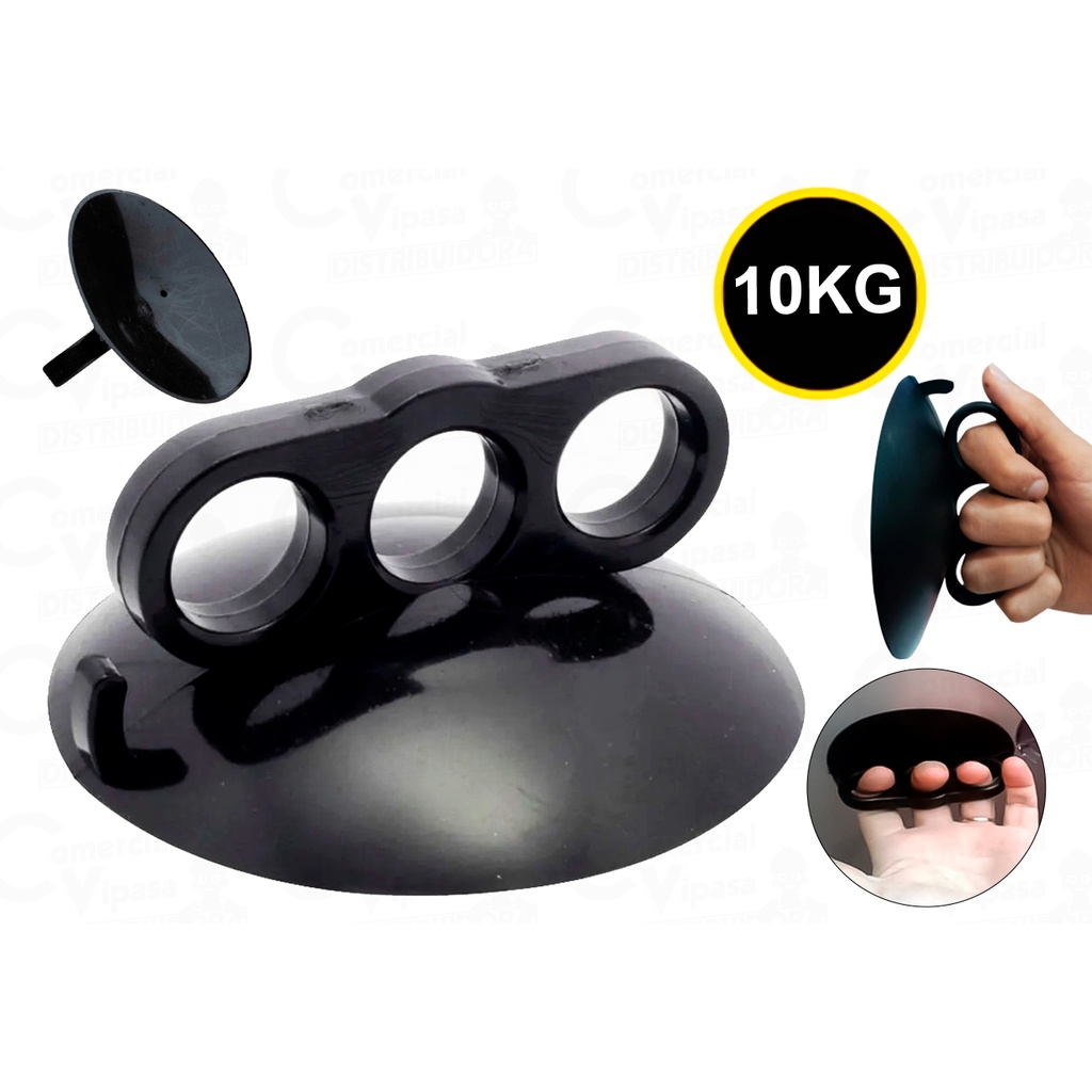 Mini Ventosa 3 Dedo PVC Silicone Piso Vidro Desamassar Carro Azulejo Vidraceiro Funileiro - Até 10kg - Home & Living