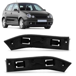 Par Guia Suporte Parachoque Dianteiro Polo 2003 2004 2005 2006