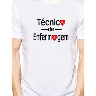 Camiseta unissex, femininas e  Plus size enfermagem, enfermeiro técnico de enfermagem uniformes personalizados