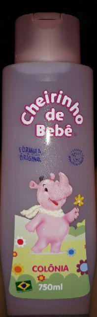 Colonia Cheirinho De Bebe Rosa 750ml Shopee Brasil