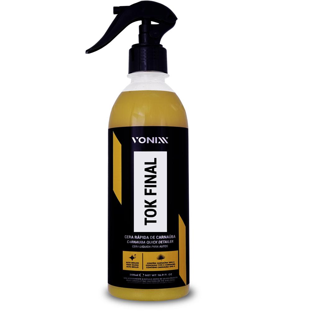 Cera Líquida Carnaúba Spray Proteção Automotiva Tok Final Diamond Vonixx Mantem Brilho Enceramento