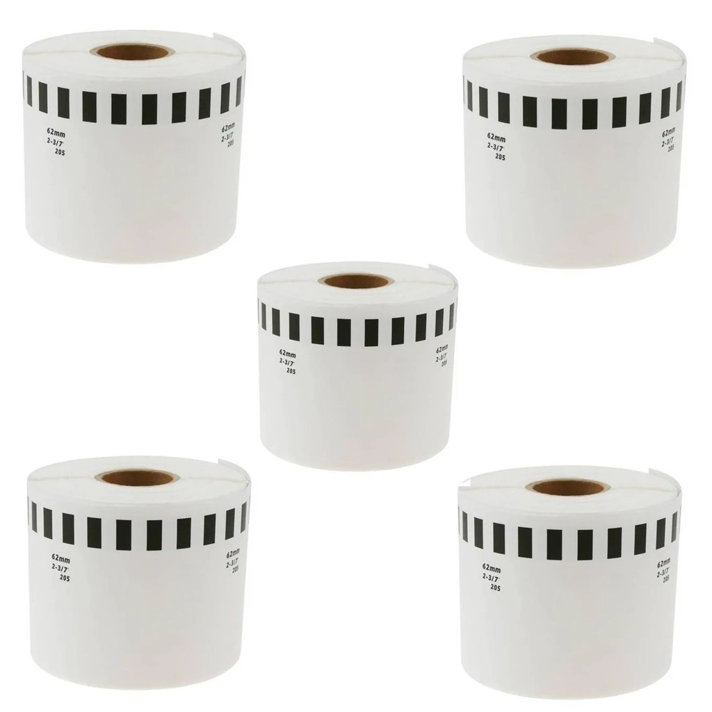 Rolo de Etiqueta DK 2205 DK2205 62x30m Compatível