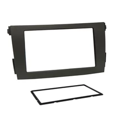 Moldura 2 Din Toyota Corolla 2008 A 2013 - Grafite