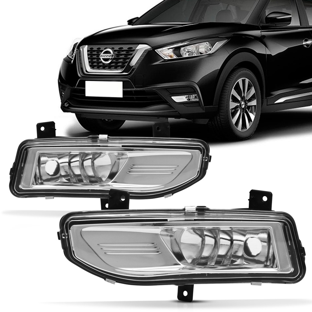 Par Farol Milha Auxiliar Kicks 2017 2018 em Oferta na Shopee