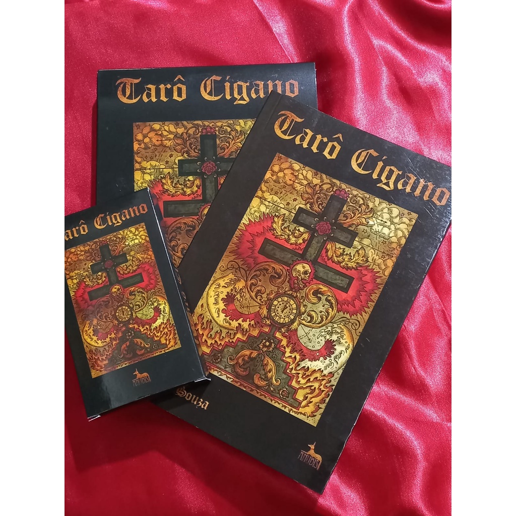 Taro Cigano Caixa com livro + Baralho Cigano Tarot