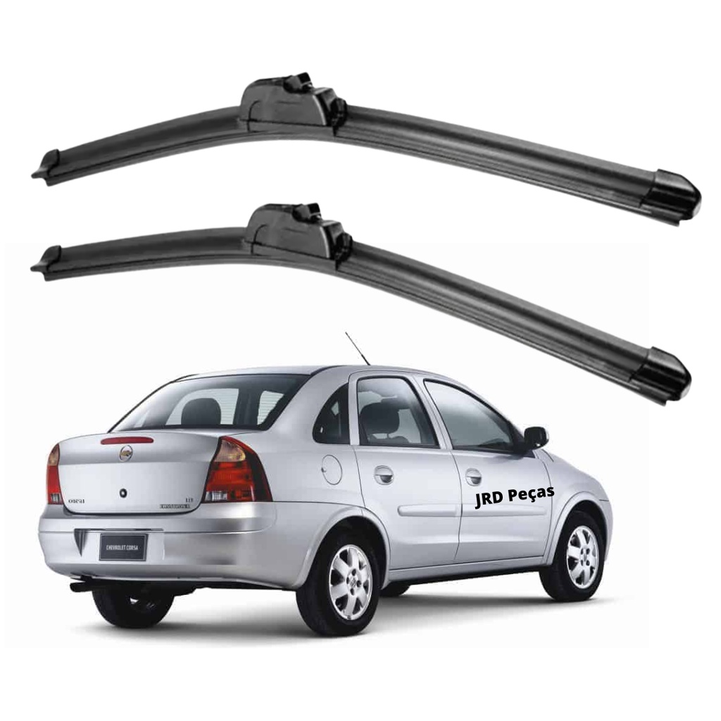Par Palheta Limpador Parabrisa Corsa Sedan 2005 2006 2007 2008 2009 2010 2011 2012 Chevrolet em Oferta na Shopee