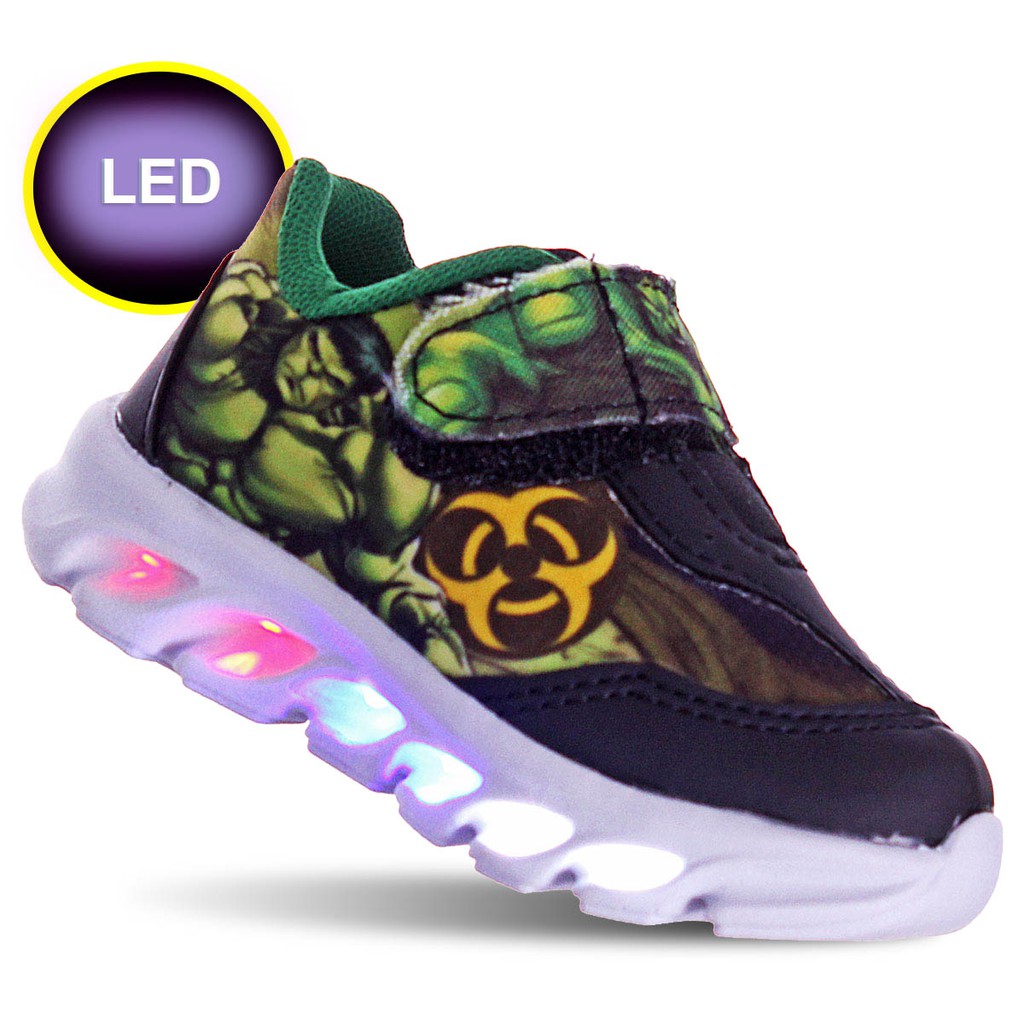 tenis led infantil masculino