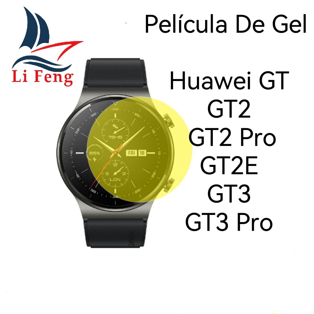 Pelicula de Gel Para Huawei Watch GT /GT 2 Pro/GT 2E/GT 3/GT 3 PRO Proteção Relogios