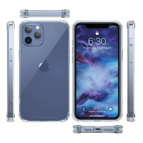 Capa Anti Impacto Para IPhone 7 Plus / 8 Plus + Pelicula De Ceramica 9d (Anti queda shock choque proteção protetora air bag silicone TPU reforçada incolor transparente celular aparelho borda capinha case)