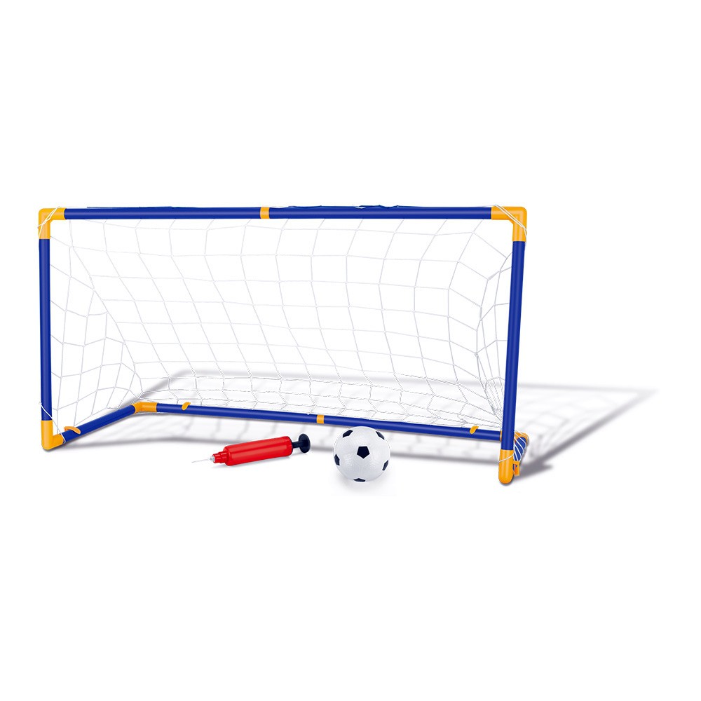 Kit Mini Trave Infantil Futebol Gol De Craque 118cm X 62cm Dm Toys