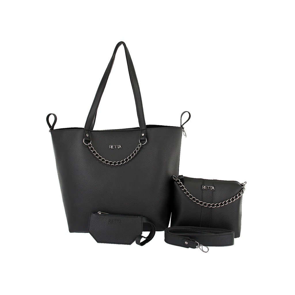 Kit Bolsa Feminina Transversal Sacola Brinde Necessaire