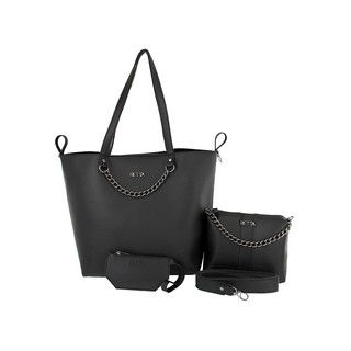 Kit Bolsa Feminina Transversal Sacola Brinde Necessaire Retta