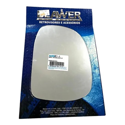 Vidro refil lente retrovisor S10 Blazer 97 98 99 2000 2001 2002 2003 2004 2005 2006 2007 2008 2009 em Oferta na Shopee