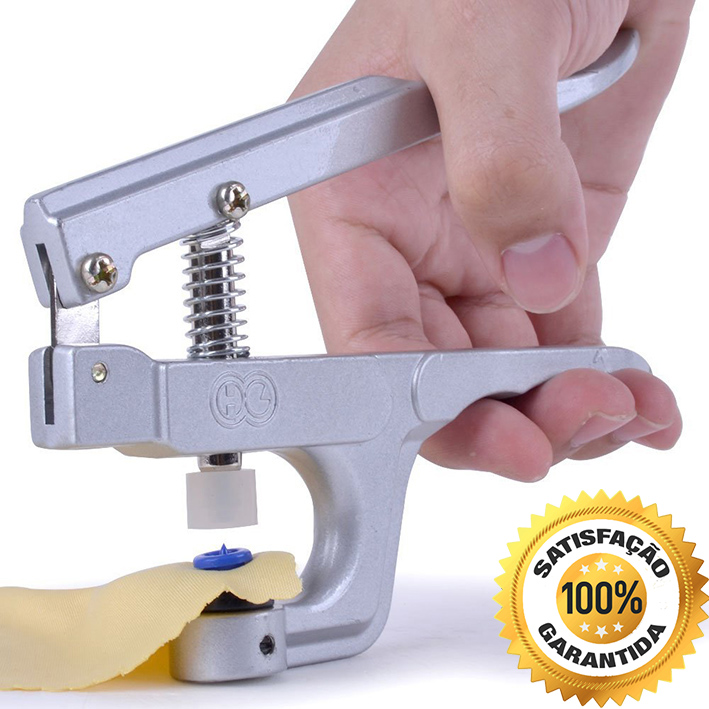 Alicate Kam Pregar Botao Botoes 10 12 15 Ritas Plastico