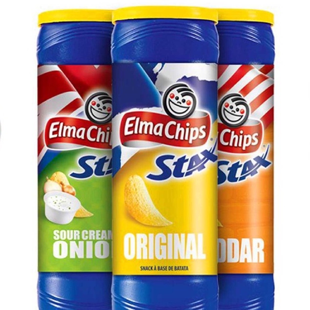 Batata Elma Chips Stax Diversos sabores 01 unidade 163g Shopee Brasil