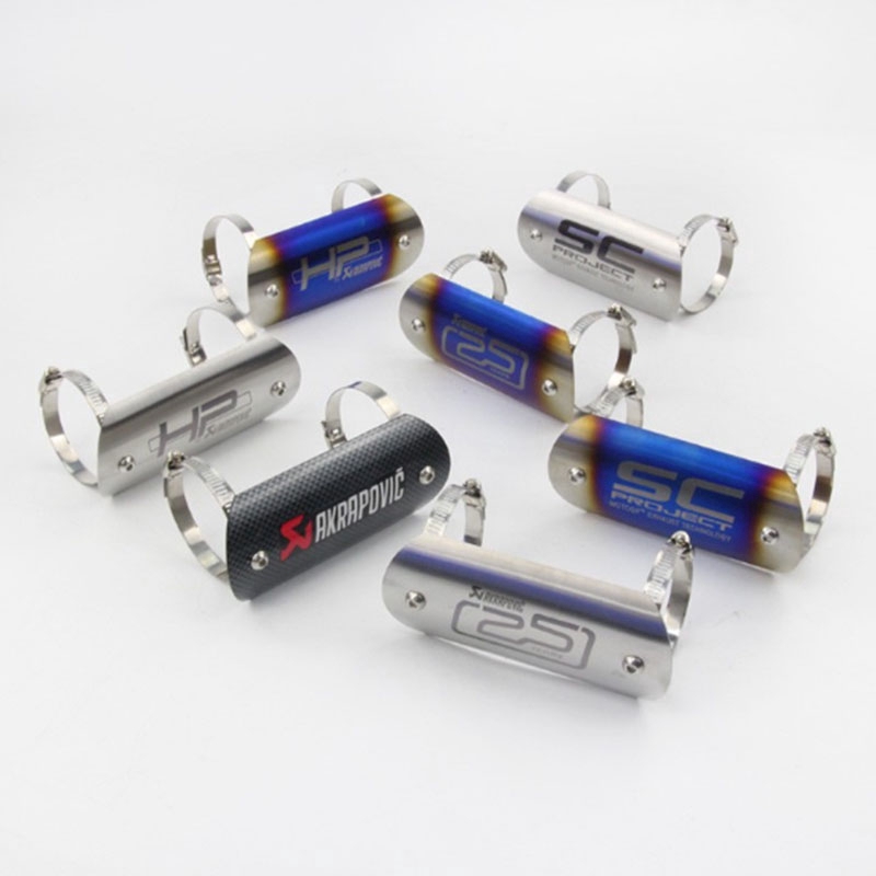 Tampa Da Do Tubo De Escape Motocicleta Escudo Térmico