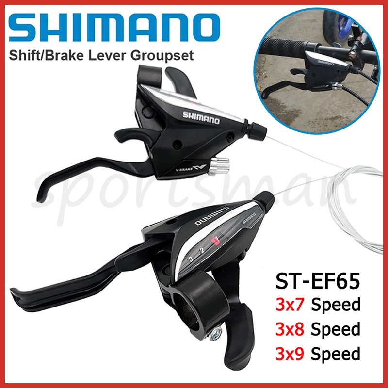 Shimano ST-EF65 EF500 3/7/8/9/21/24/27 Velocidade Alavanca De Alavancas Ala em Oferta na Shopee