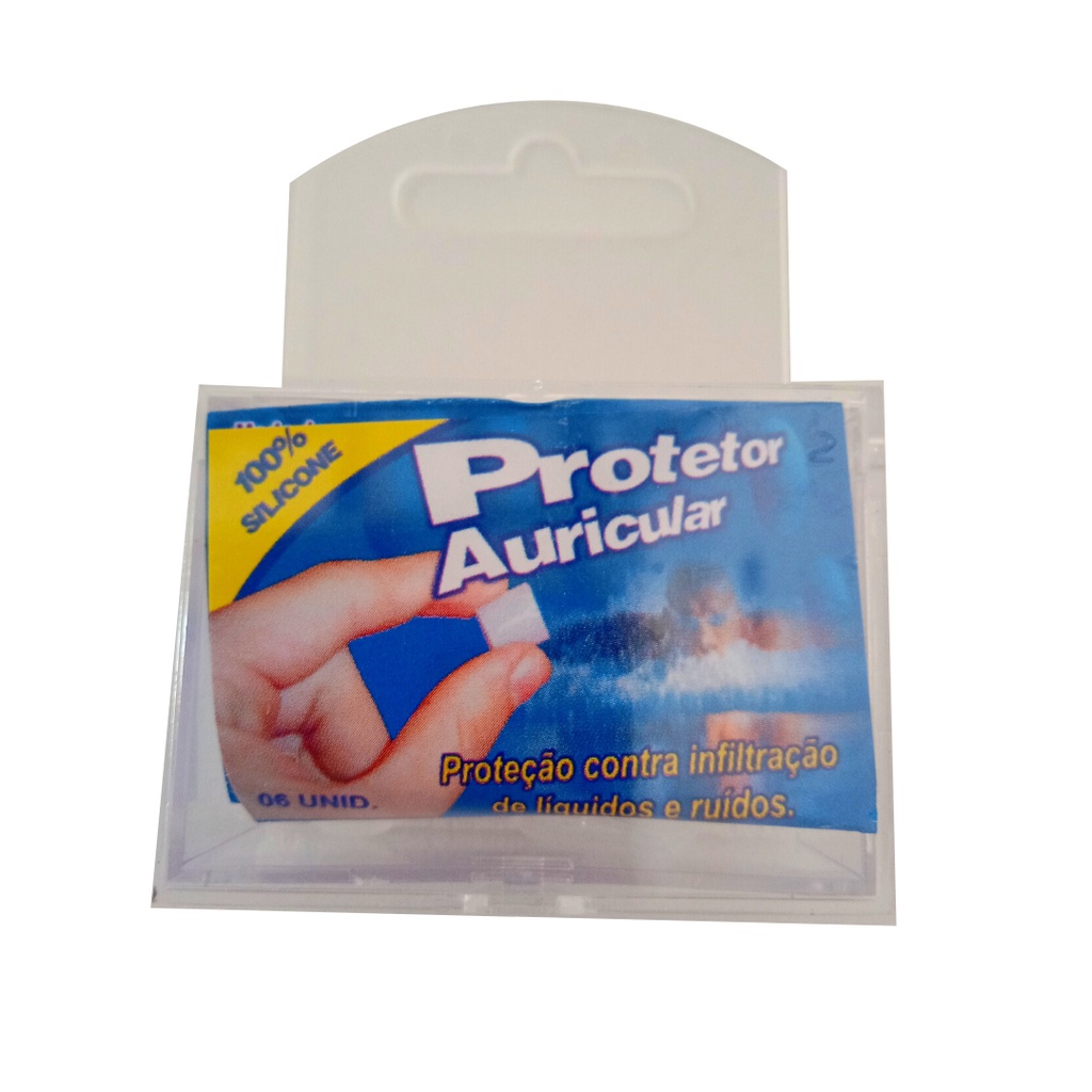 Protetor Auricular 100% Silicone Ouvidos Abafador 06 Unidade