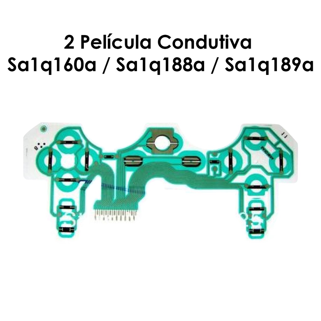 Kit 2 Película Placa Manta Condutiva Reparo PS3 Sa1q189a / Sa1q188a / Sa1q160a – Com furo