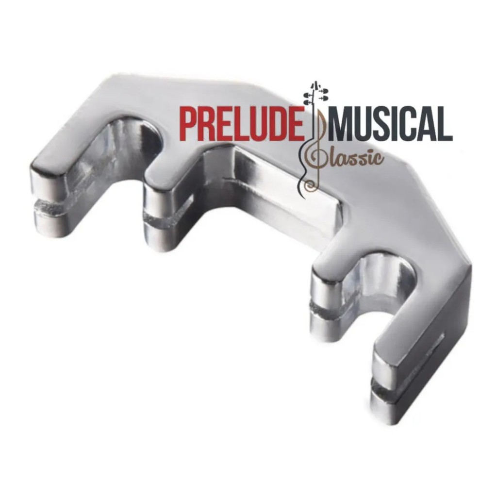 Surdina P/ Violino Modelo Garfo Metal Prateada