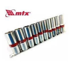 Jogo De Soquete Sextavado Longo Mtx Para Catraca De 1/2''