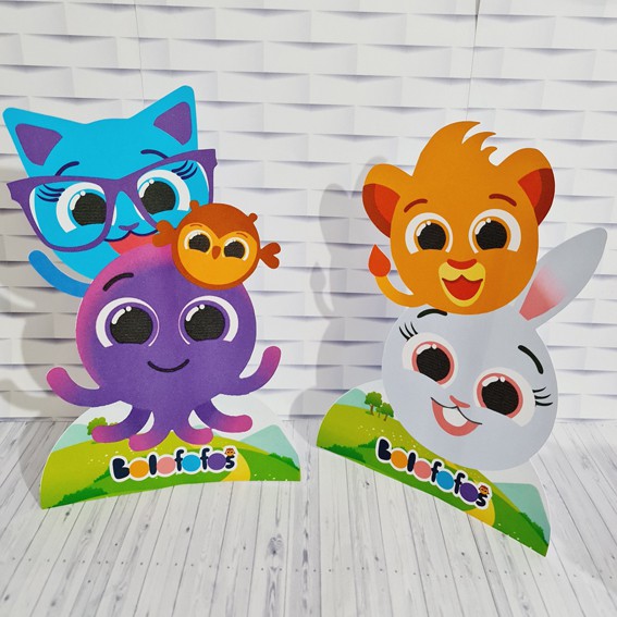 Display de mesa personalizado Bolofofos