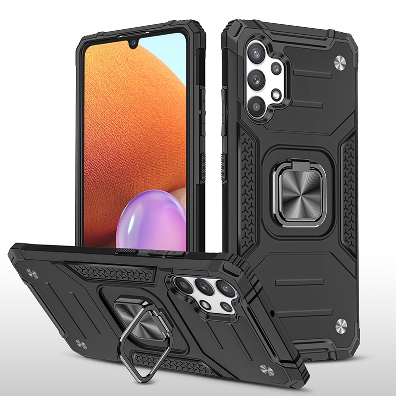 Capa Anti Impacto Anel Suporte compatível com samsung Galaxy A32 4g/ a32 5g (pelicula Vidro opcional)