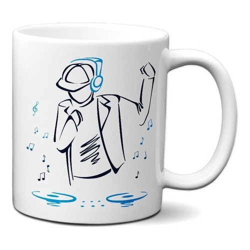 Caneca Dj Mixagem Som Trap Music Presente Criativo Balada