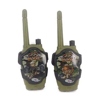 Walkie Talkie Camuflado Militar Infantil - Wellkids WB6429