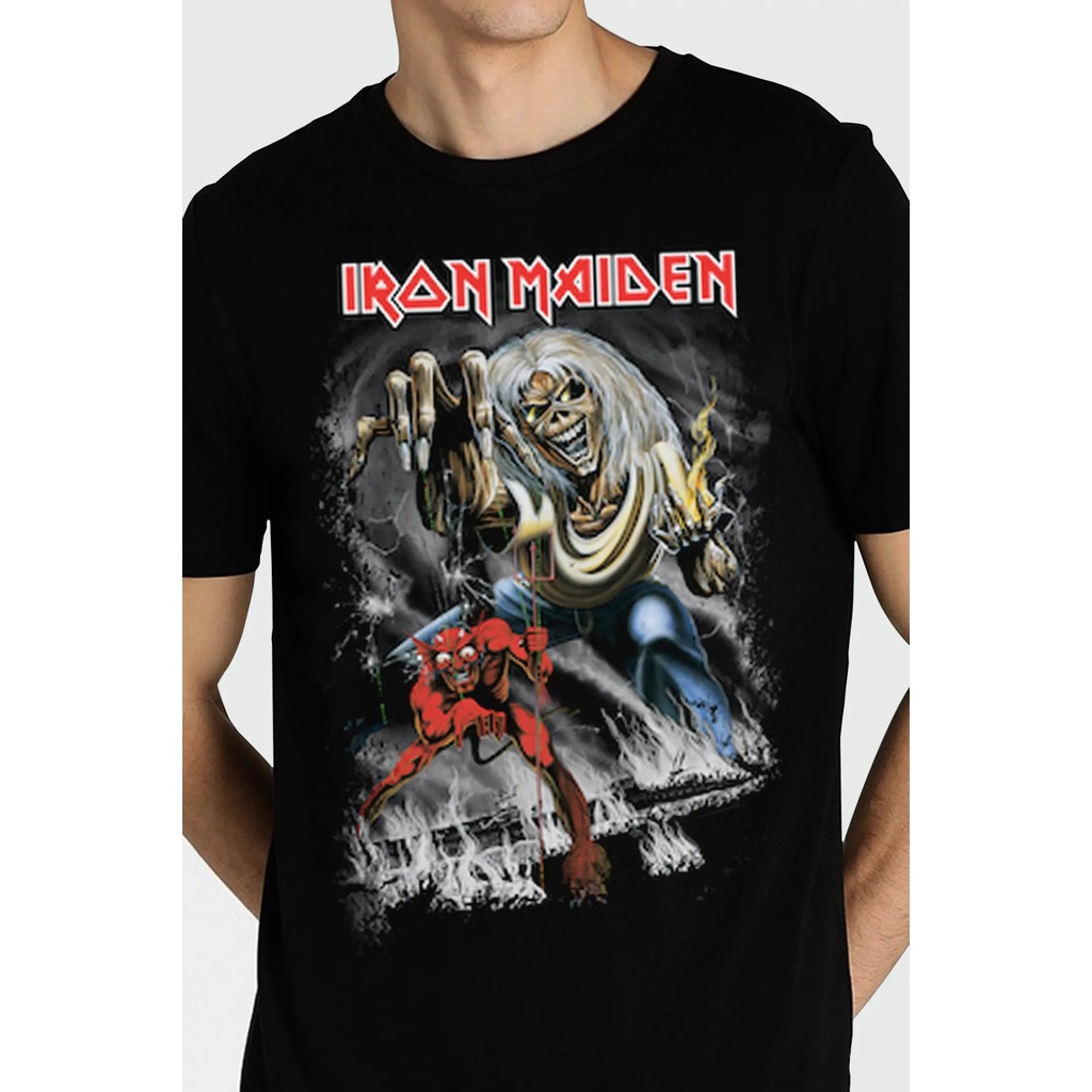 Camiseta Iron Maiden The Number of The Beast Oficial
