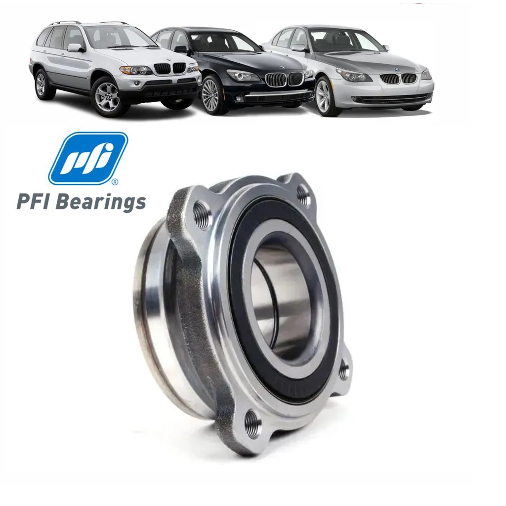 Rolamento Roda Traseira com Mancal Com Freio ABS BMW E39/E60/E61/525/528/530/540/545/550/645/650/750/760/M5/X5 1995 A 2010 33411095652/SKU1311
