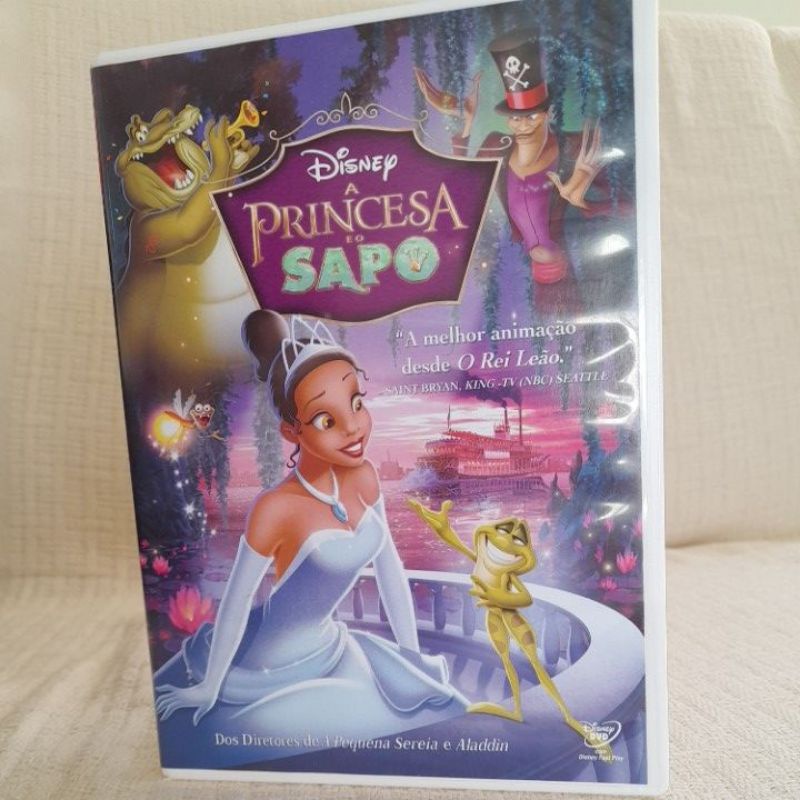 dvd a princesa e o sapo - disney infantil animação desenho | Shopee Brasil