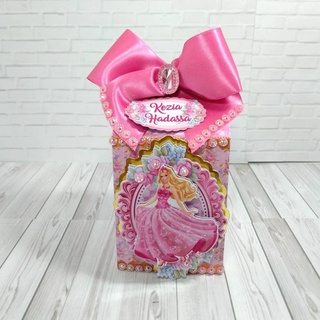 kit 30 mimos personalizados Caixinhas para Aniversario Tema: BARBIE ROSA cod.49