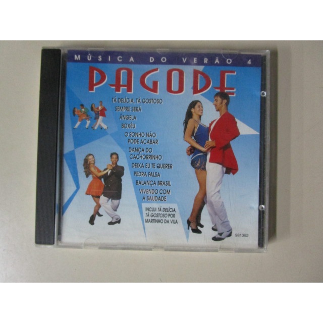 CD MÚSICA DO VERÃO 4 - PAGODE