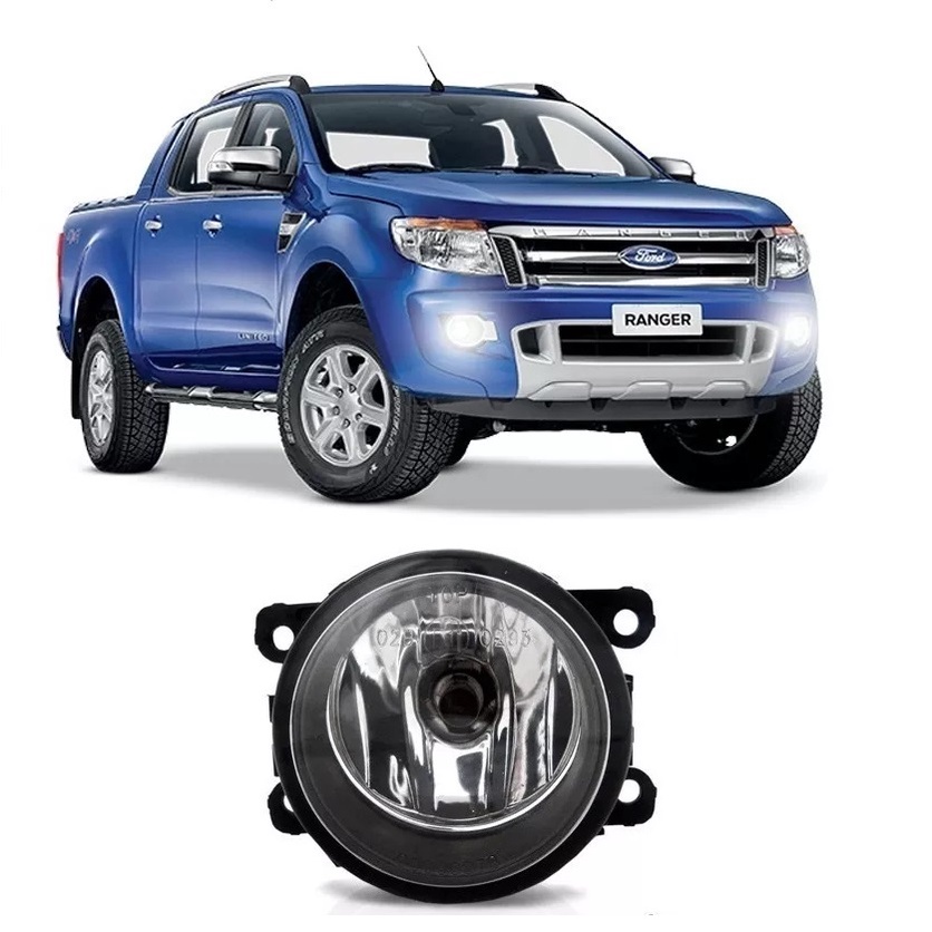 Farol Auxiliar De Neblina Original Ford Ranger 2012 2013 2014 2015 2016 Lente Acrílico