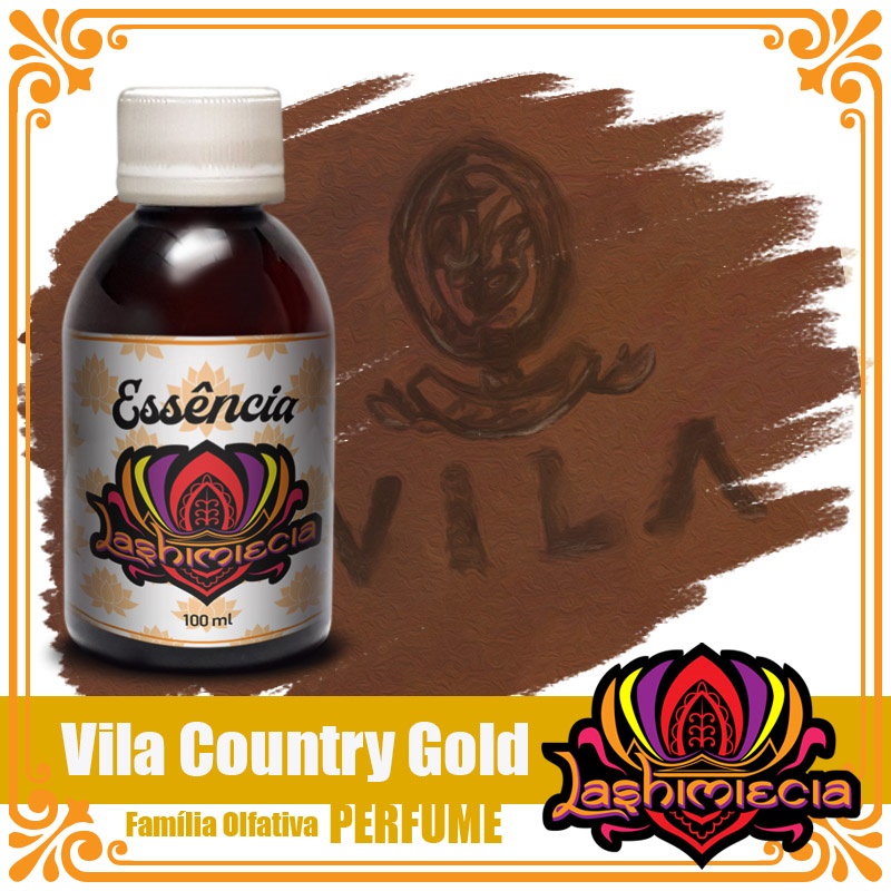 Essência Vila Country Gold 100 Ml Sabonete Difusor Importada