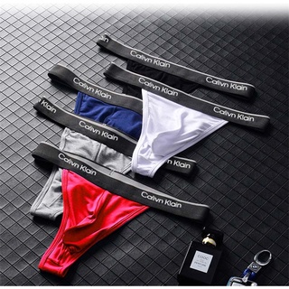 Cuecas Masculinas Em Forma De T Modal Sexy U-Convex Shorts Tanga De Cintura Média Moda
