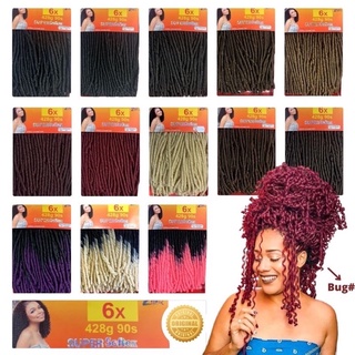 CABELO SINTÉTICO NINA SUPER SOFTEX 6X 428g Cores variadas