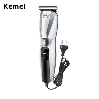 Aparador De Cabelo Kemei Profissional Com Cabo Elétrico Recarregável Máquina De Corte Para Homens Crianças Uso Familiar Baixo Ruído