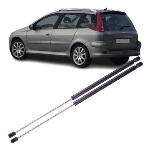 Par Amortecedor Mola Gás Tampa Traseira Apx Peugeot 206 Sw