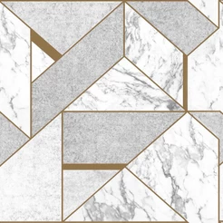 Papel de Parede Adesivo Geométrico Zara Mármore Cimento 2,50 mts