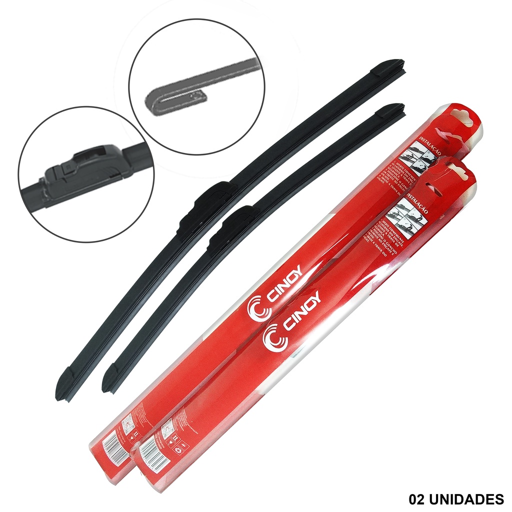 Par Palheta Limpador Parabrisa Fiat Uno Tipo Brava Marea Palio Weekend Tempra Sw