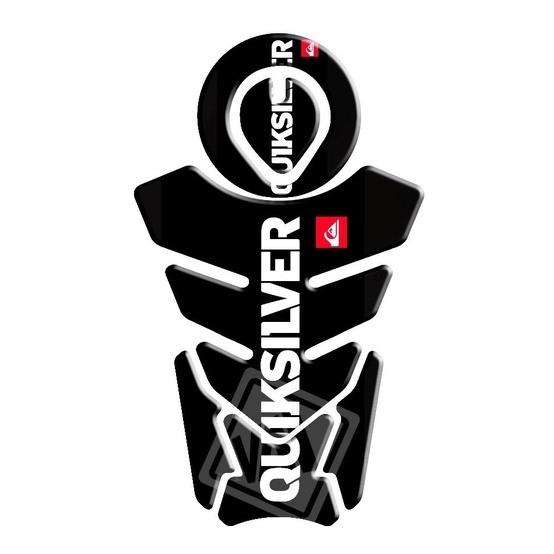 Adesivo Premium Moto Tankpad 3D Protetor Tanque Bocal Fan Titan 125 150 Cb 300 Quiksilver