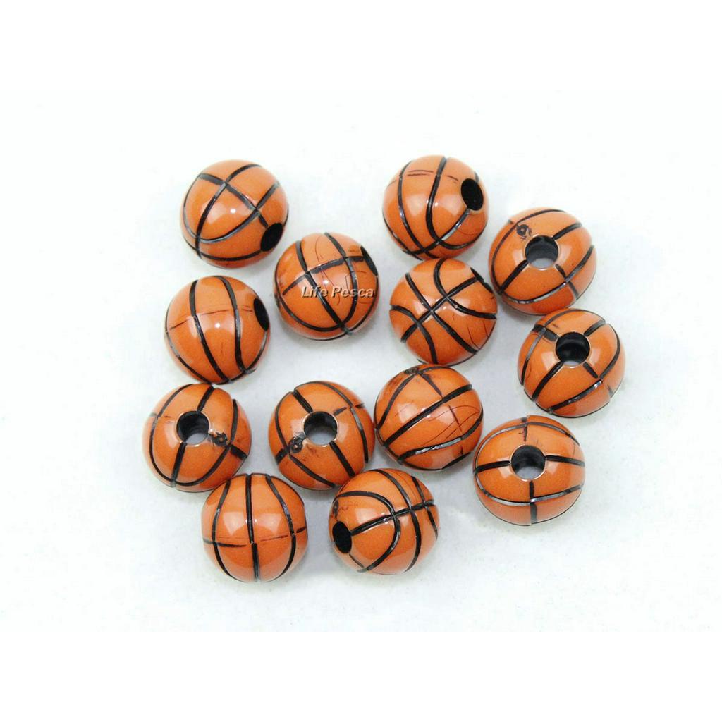 Miçanga para Pesca Especial 12mm Basquete e Beisebol Life Pesca - 10 Unidades