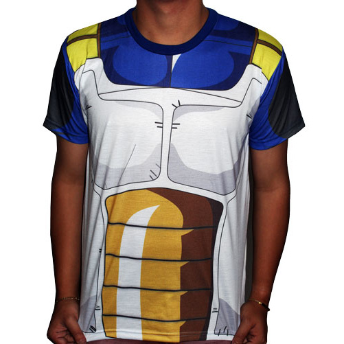 Camisa FULL Uniforme Sayajin Vegeta - Dragon Ball Z
