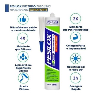 Cola Multiuso  Pesilox Adespec  Fixtudo280g/01 unidade em Oferta na Shopee